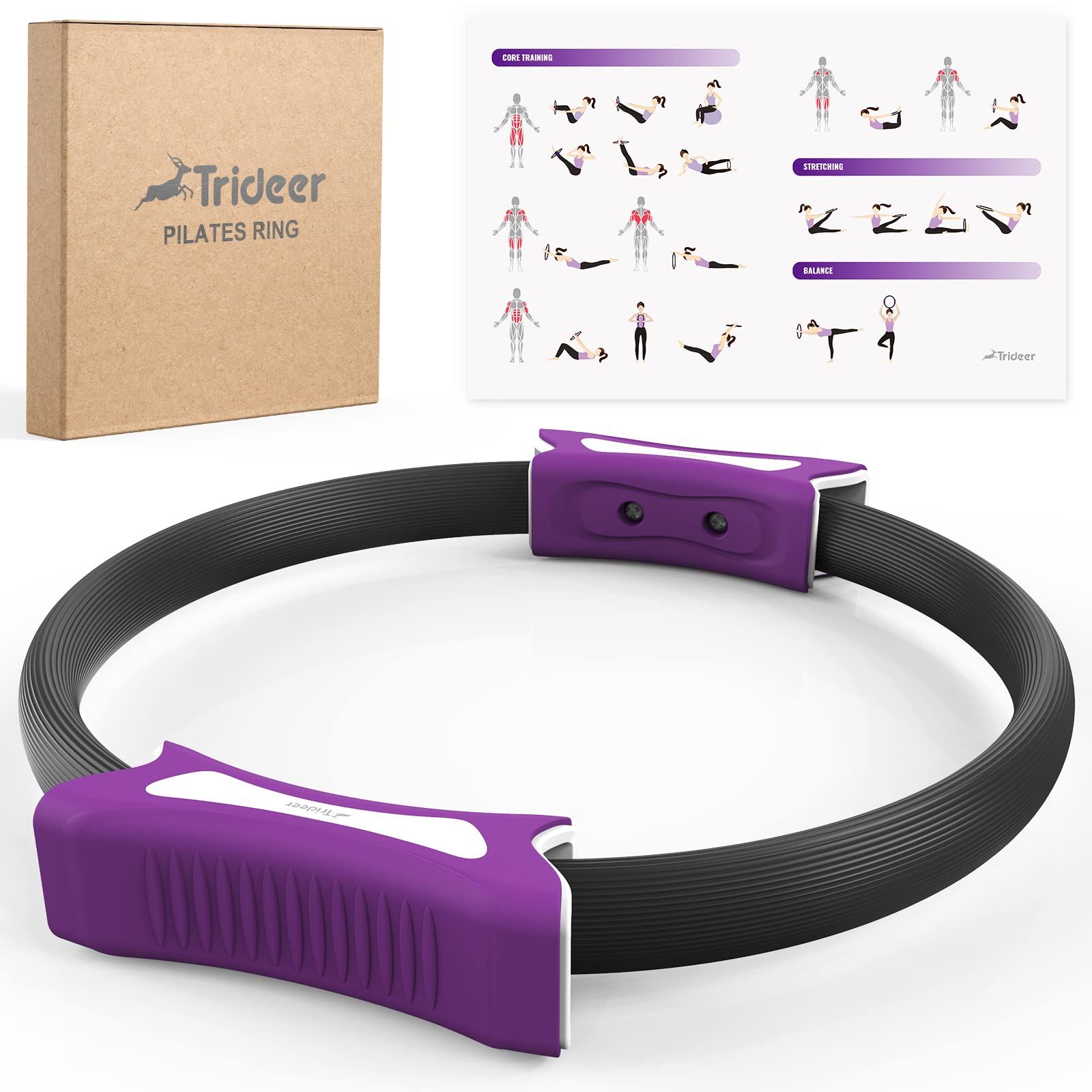 Fitness Ring Circle Weight and Resistance,Pilates Ring 12.5 In for Thigh  Workout | eBay